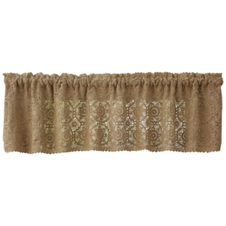 Lace Valance X Oatmeal Ivystone