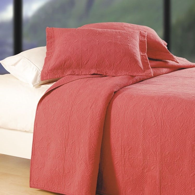 Blush Matelasse Euro Sham Ivystone