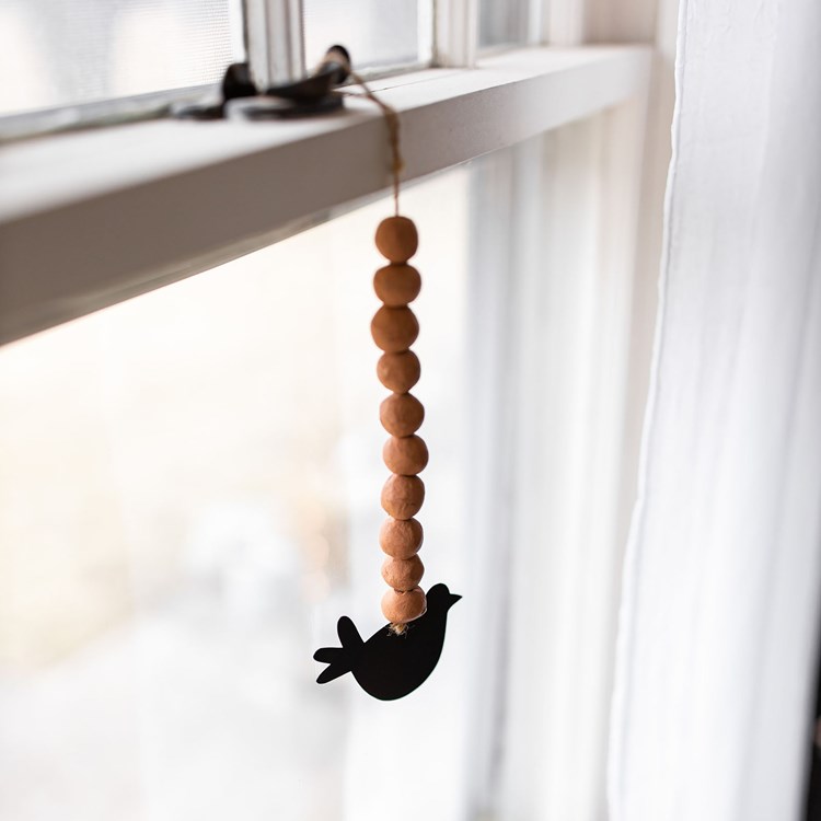 CORBIN BIRD TERRACOTTA HANGING ACCENT | Ivystone