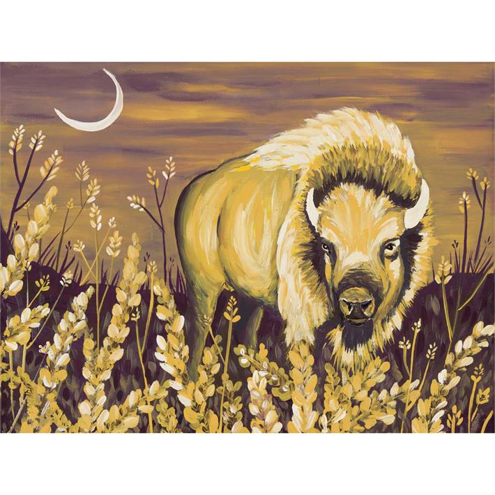 Prairie Buffalo, Canvas Wall Art 40x30 | Ivystone