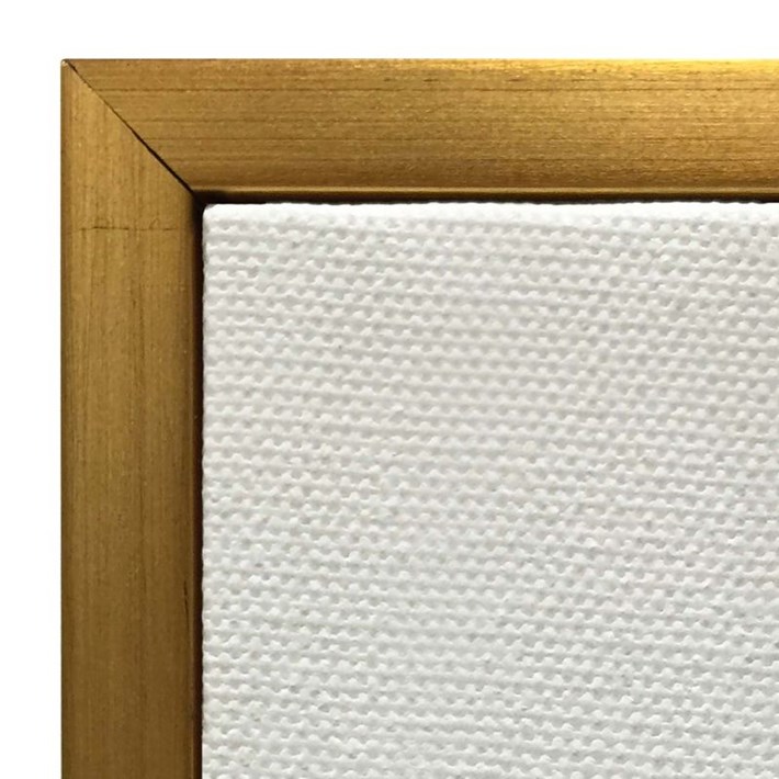 Gold Leaf, Canvas Floater Frame 24x12 | Ivystone